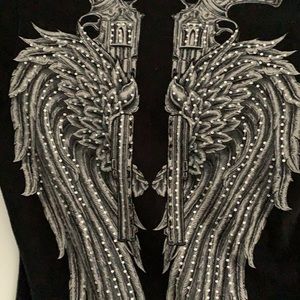 🖤❤️ RHINESTONE WING TOP 🖤❤️